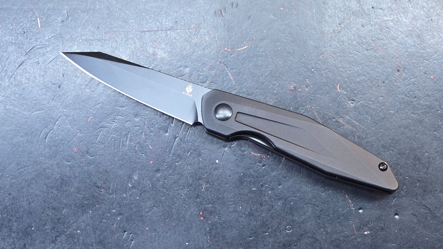 Kizer Spot Aluminum/Steel liners 154CM
