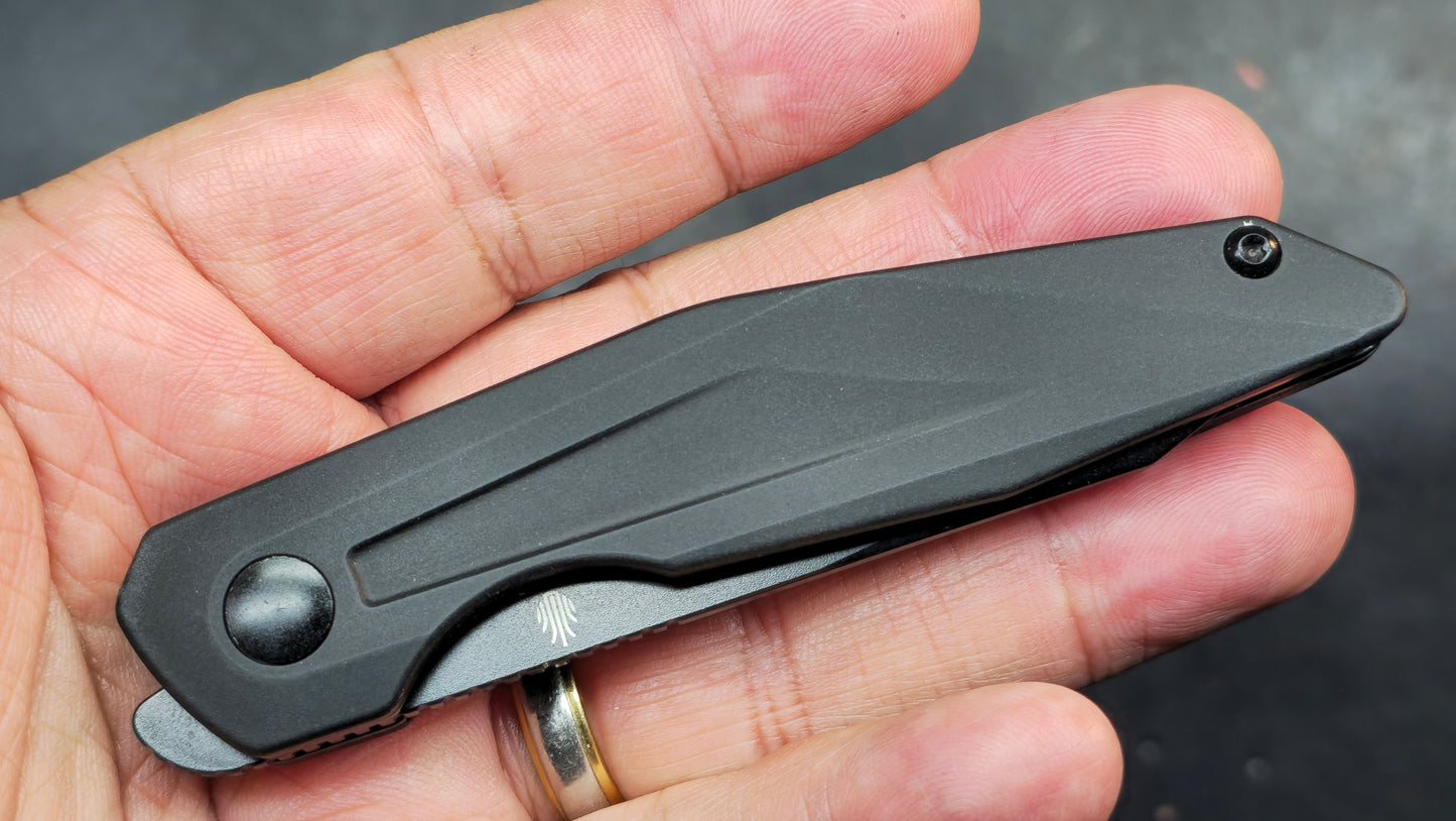 Kizer Spot Aluminum/Steel liners 154CM