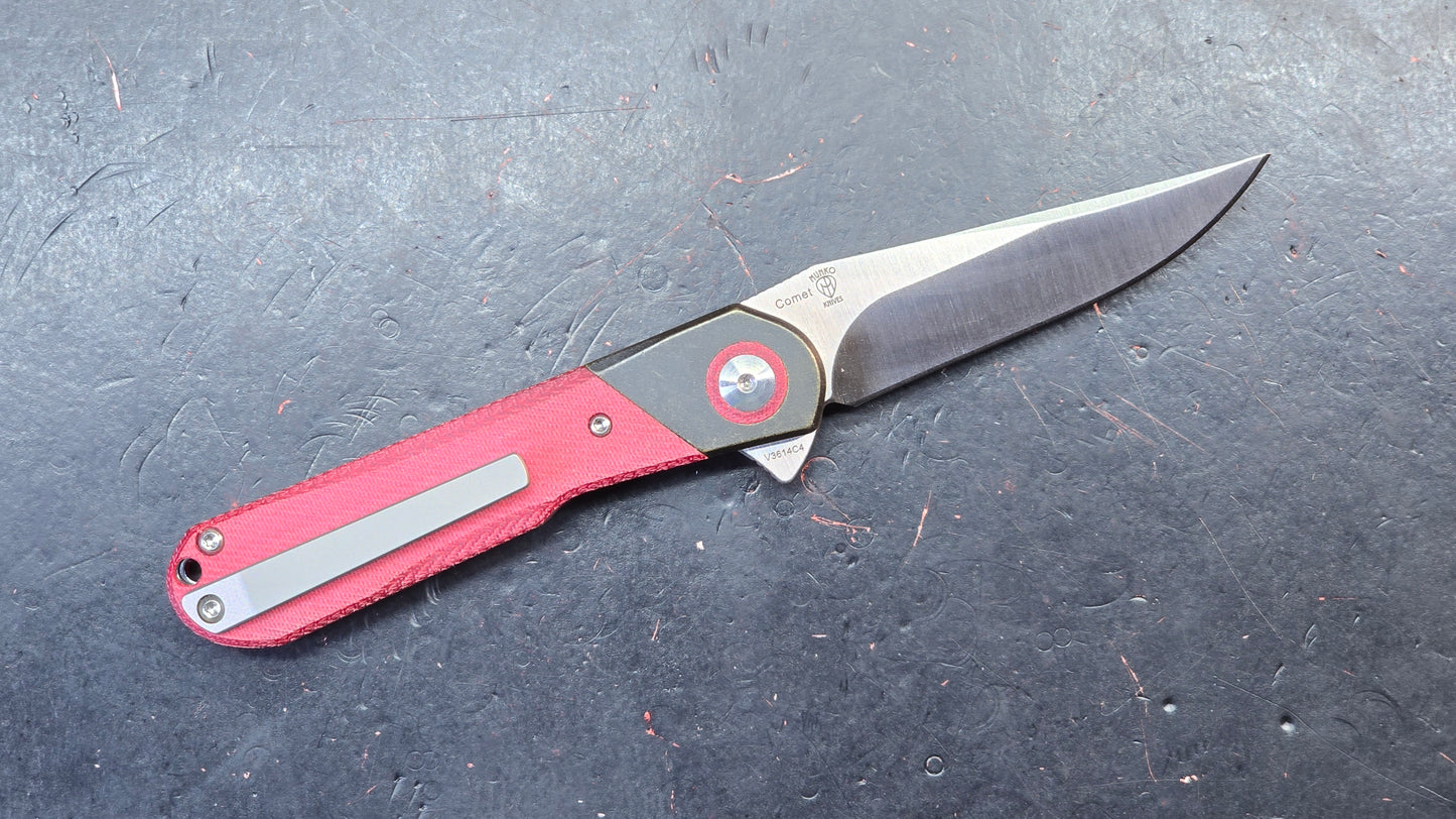 Kizer Comet Brass/Denim 154CM
