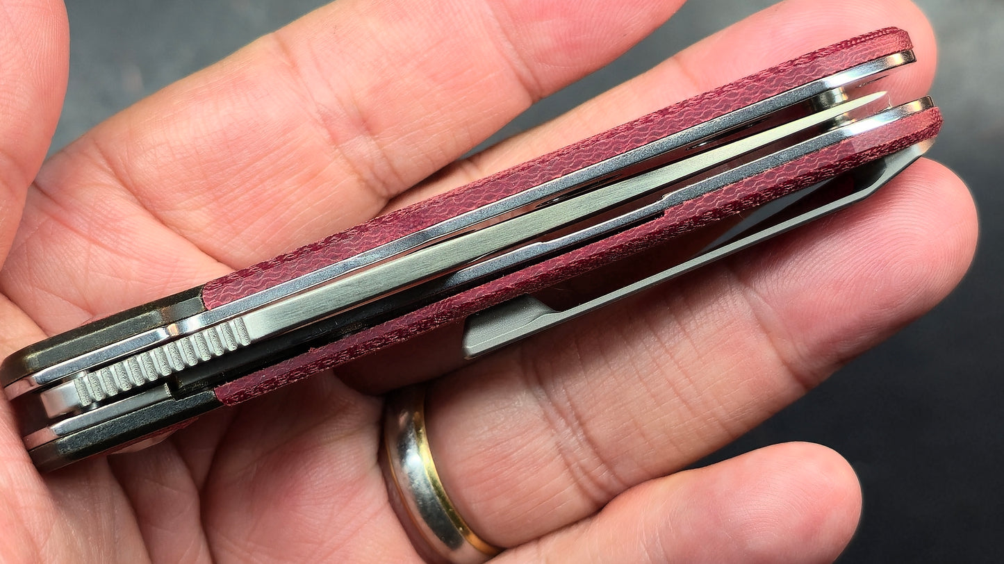 Kizer Comet Brass/Denim 154CM
