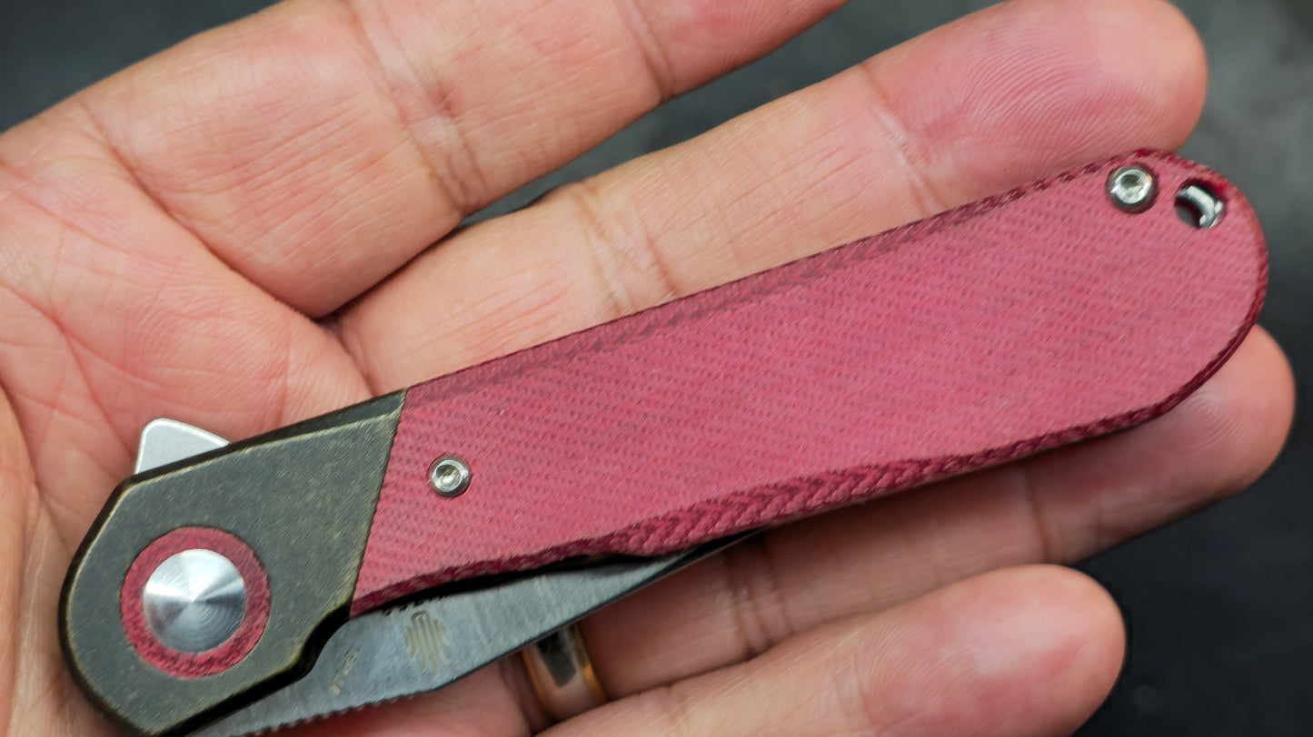 Kizer Comet Brass/Denim 154CM