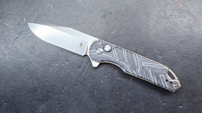 Kizer Assassin Dimascus G10 154CM