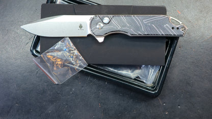 Kizer Assassin Dimascus G10 154CM
