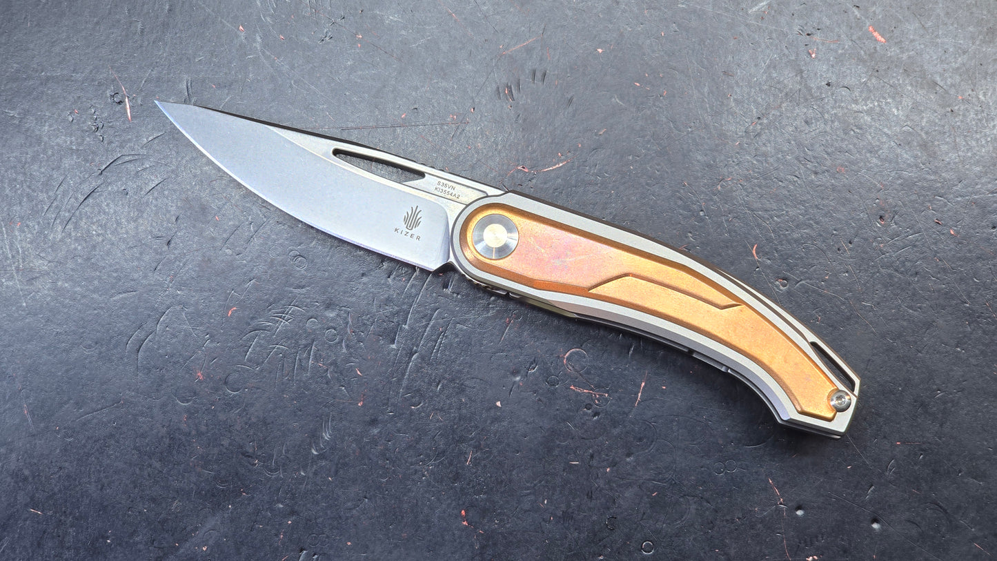 Kizer Apus Ti/Copper S35VN