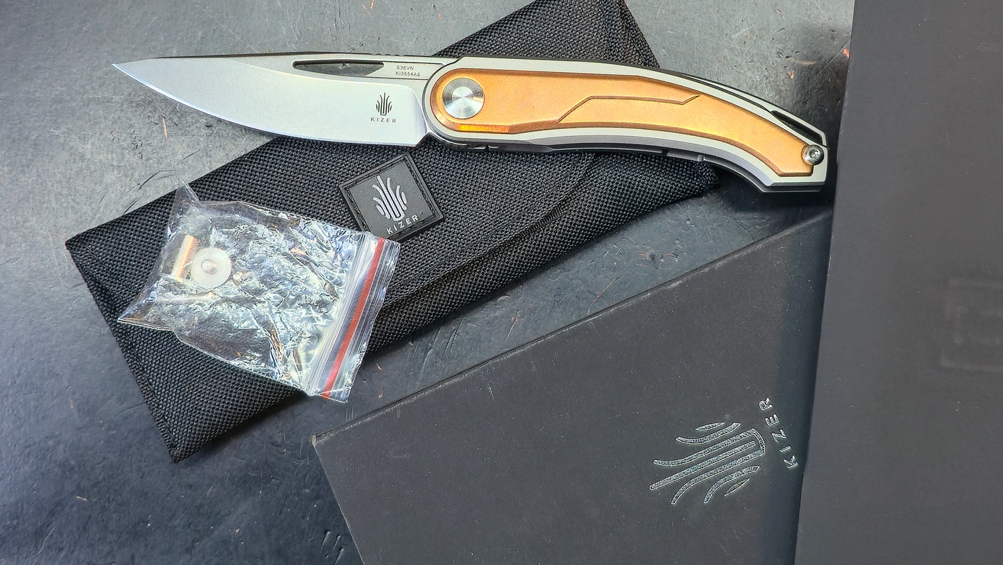 Kizer Apus Ti/Copper S35VN