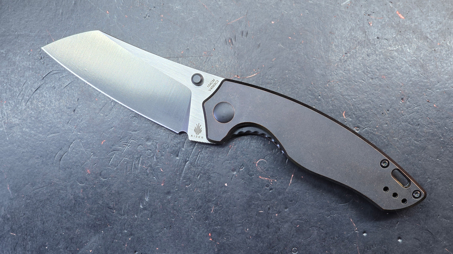 Kizer Towser K Blackened Copper 154CM