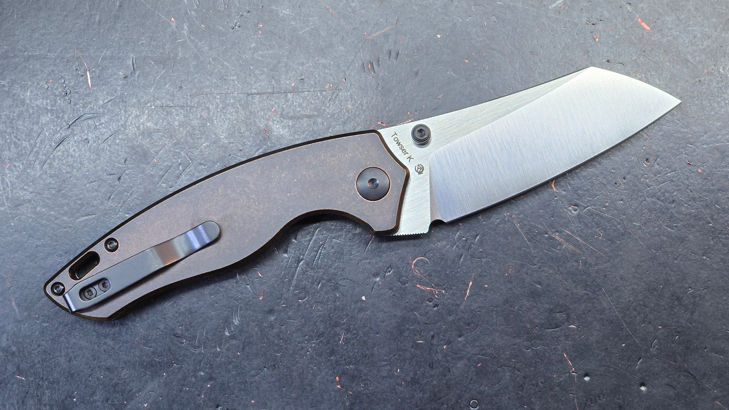 Kizer Towser K Blackened Copper 154CM