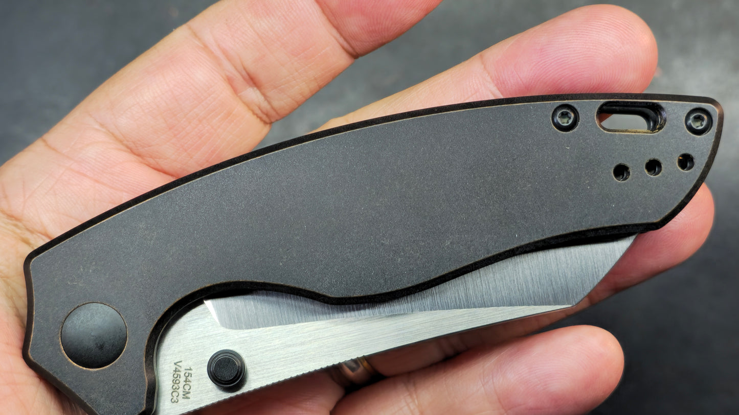 Kizer Towser K Blackened Copper 154CM
