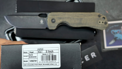 Kizer Bugai Micarta CPM3V