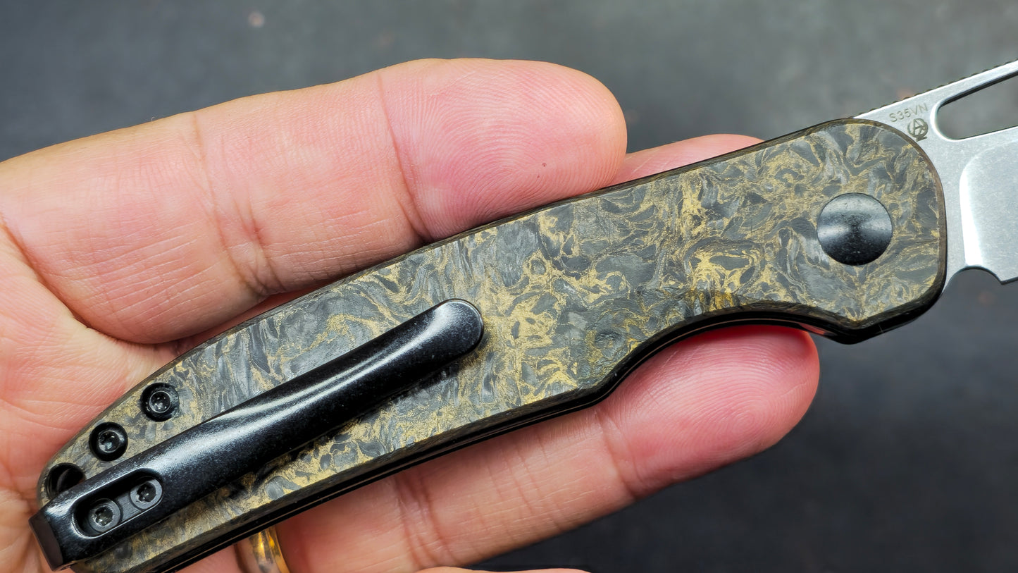 Kizer Hic-cup Carbon Fiber S35VN