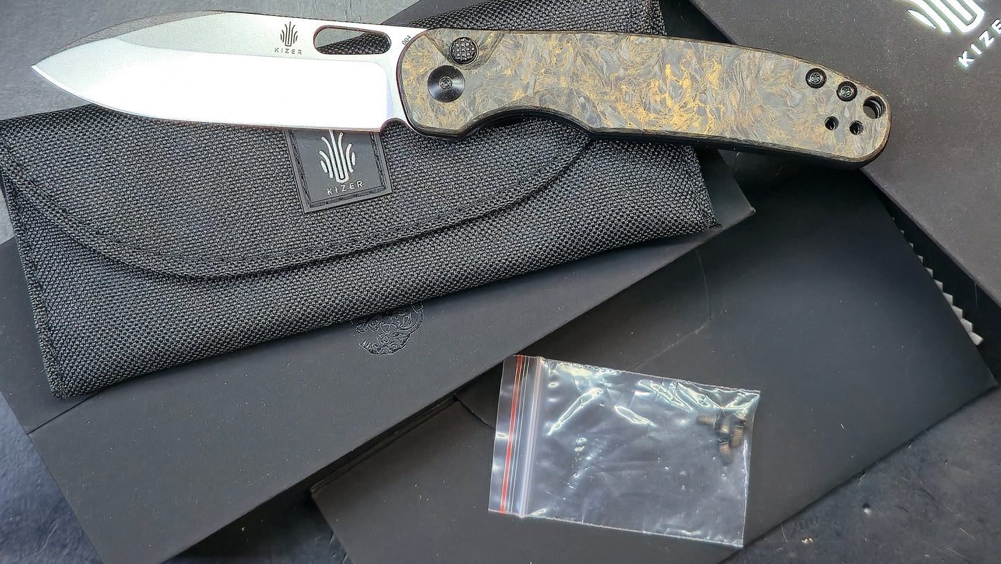 Kizer Hic-cup Carbon Fiber S35VN