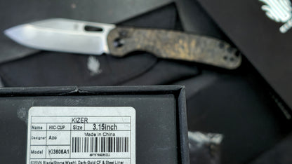 Kizer Hic-cup Carbon Fiber S35VN