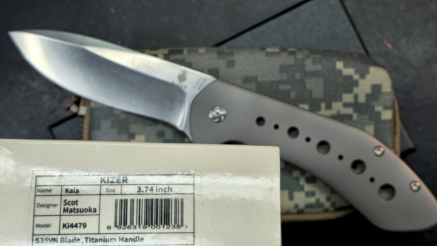 Kizer Kala Titanium S35VN