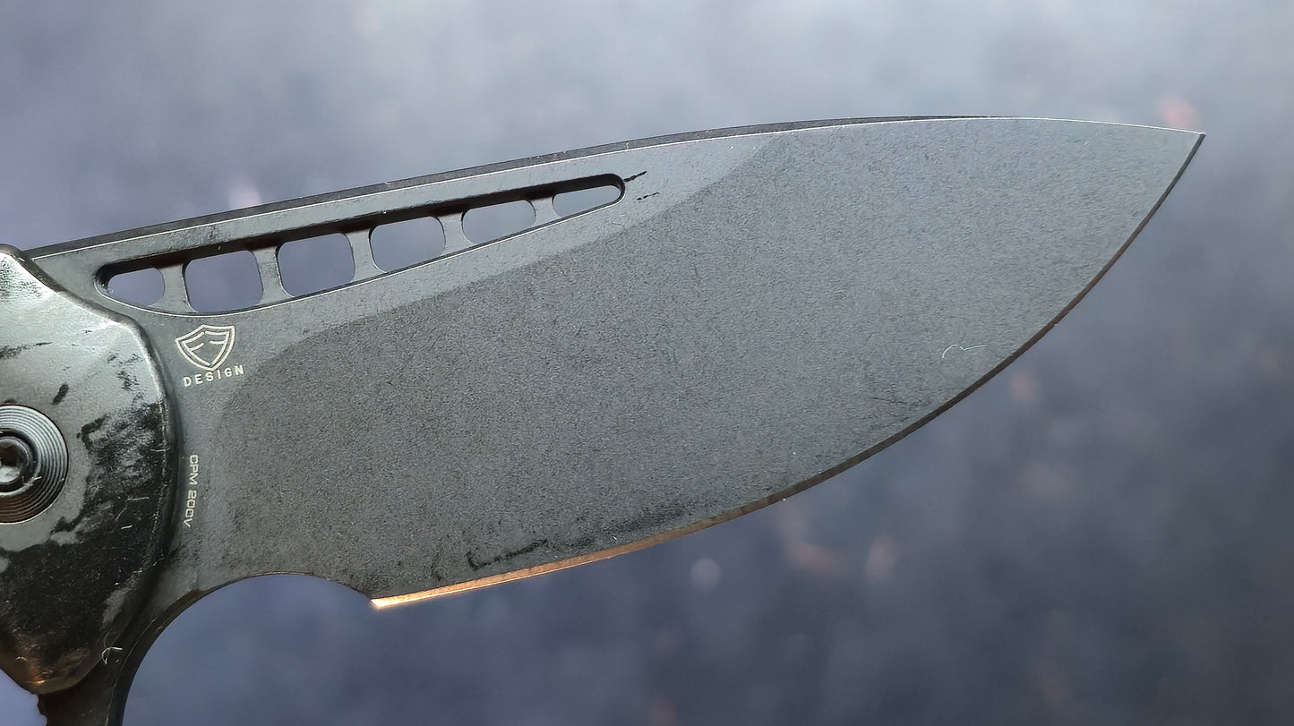 WEKNIFE MINI MALICE Bronze/Black/Gray Titanium 2.98" CPM 20CV (DISCOUNT IN CART)