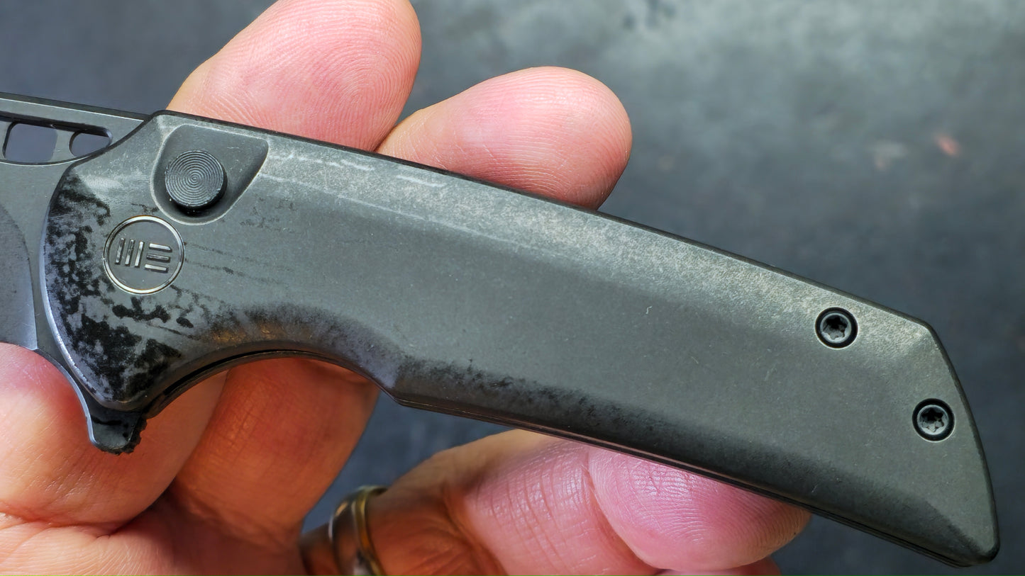 WEKNIFE MINI MALICE Bronze/Black/Gray Titanium 2.98" CPM 20CV (DISCOUNT IN CART)