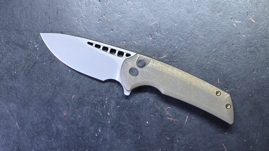 WEKNIFE MINI MALICE Bronze/Black/Gray Titanium 2.98" CPM 20CV