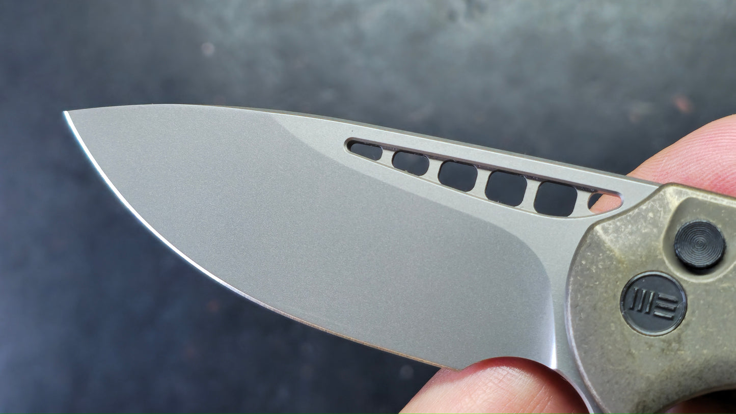 WEKNIFE MINI MALICE Bronze/Black/Gray Titanium 2.98" CPM 20CV (DISCOUNT IN CART)