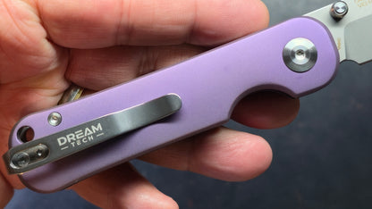 DREAMTECH D4245 Button liner lock Gold/Pink/Blue Titanium VG-10