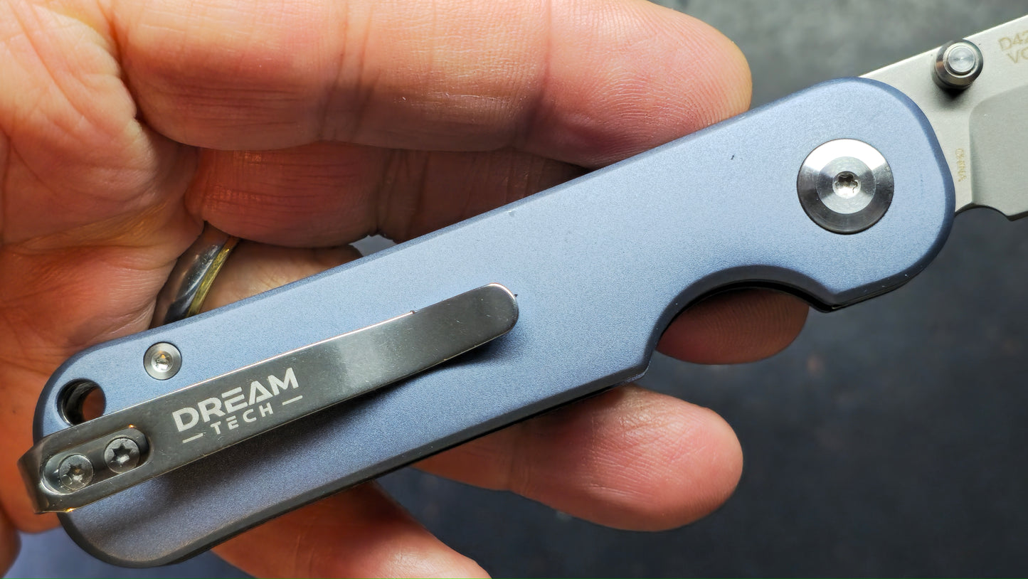 DREAMTECH D4245 Button liner lock Gold/Pink/Blue Titanium VG-10