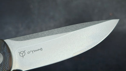 WEKNIFE Synergy 2v2 (INTEGRAL) Tiger Stripe/Black Titanium Handle 20CV