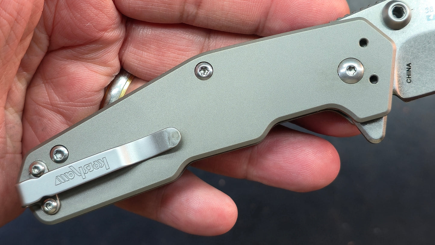 Kershaw Dimension Assist Button Lock Titanium 8Cr13MoV