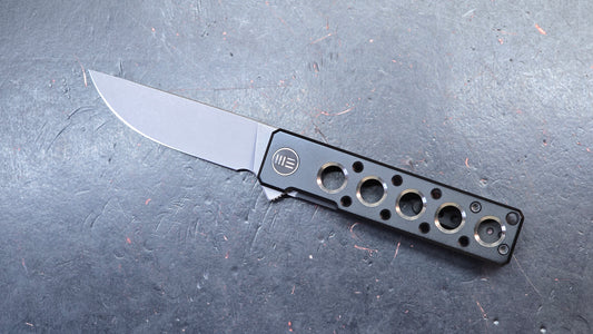 WEKNIFE Miscreant 3.0 Folding Knife Black Titanium Handle 20CV