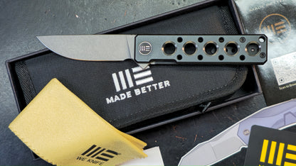 WEKNIFE Miscreant 3.0 Folding Knife Black/Gray Titanium Handle 20CV (DISCOUNT IN CART)