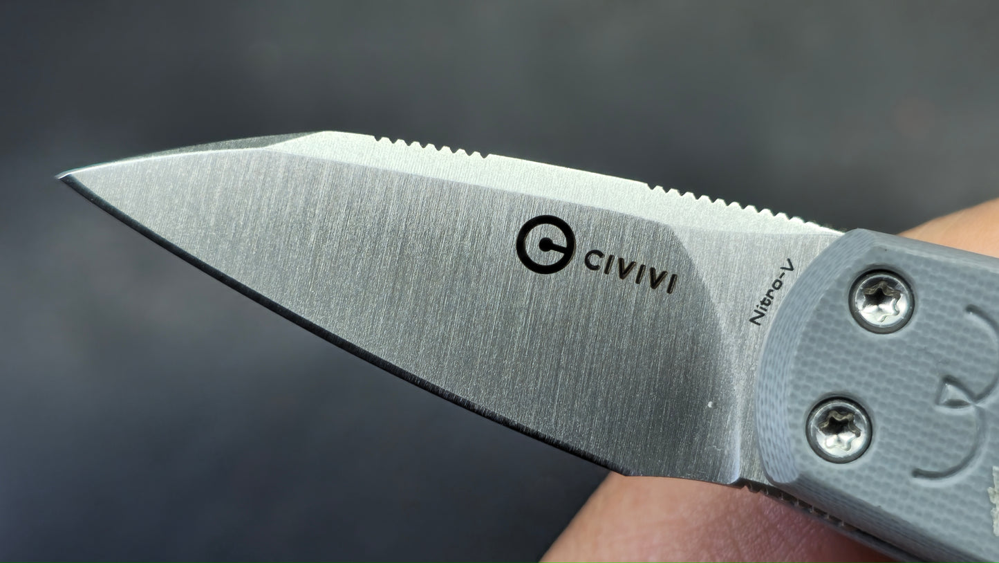 Civivi Purr Purple/Gray G10 Handle Nitro-V