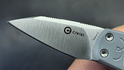 Civivi Purr Purple/Gray G10 Handle Nitro-V