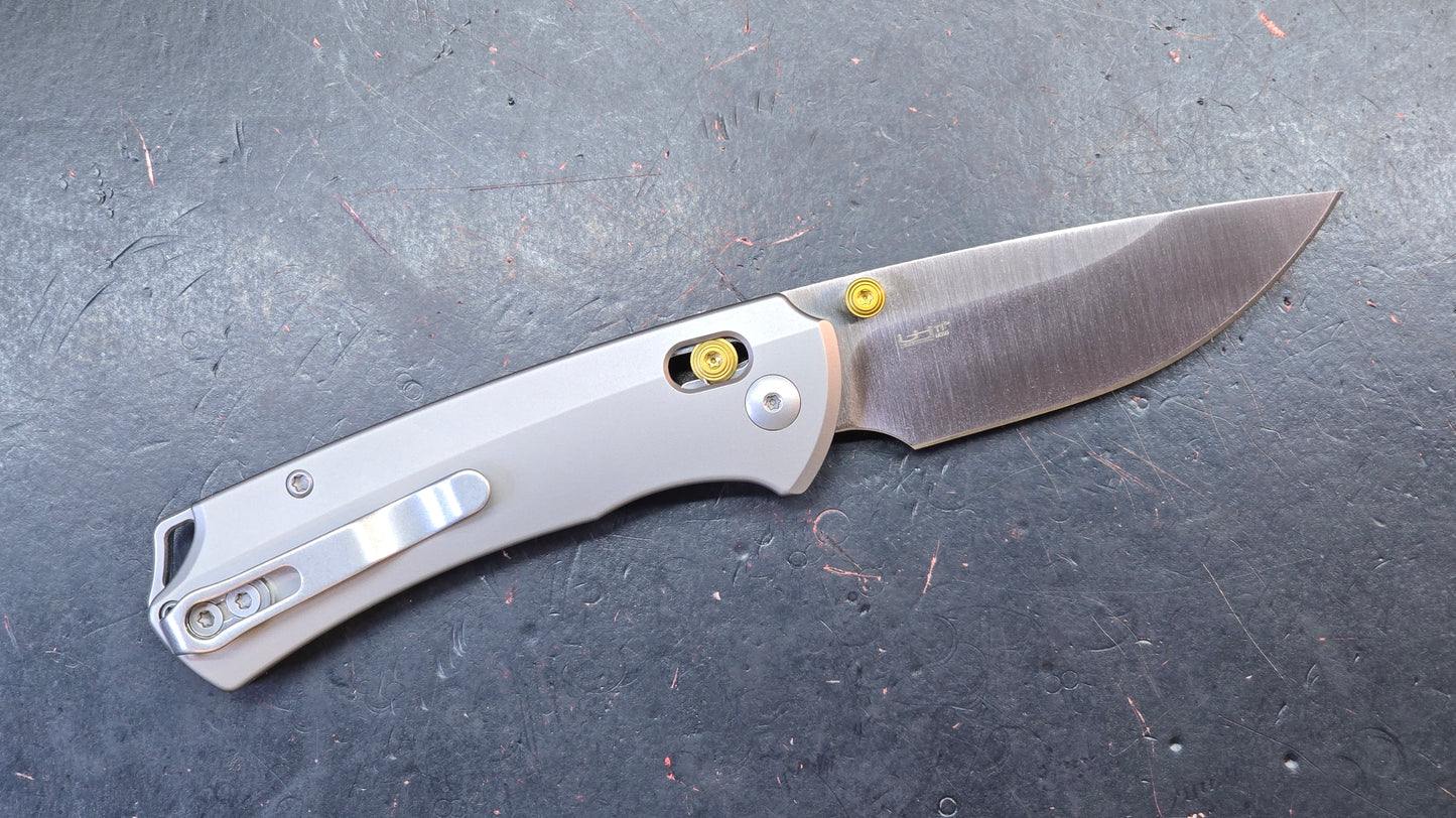 Kizer T1 CD Silver Titanium Handle M390