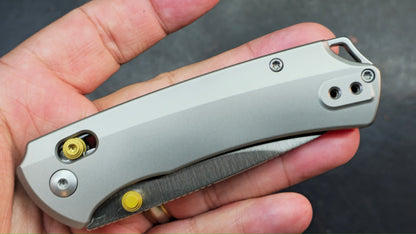 Kizer T1 CD Silver Titanium Handle M390