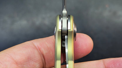 DREAMTECH D4245 Button liner lock Gold/Pink/Blue Titanium VG-10
