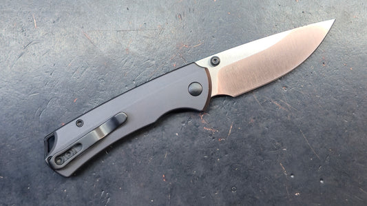 Kizer T1 BD Gray Aluminum Handle Elmax