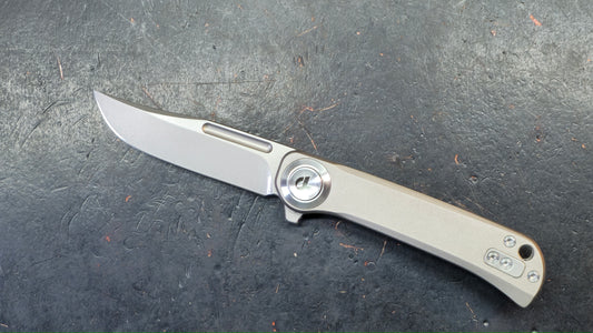 DREAMTECH D4055 Button liner lock Titanium handle D2 Blade