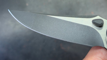 WEKNIFE Dracarys Purple & Golden/Gray/Black Titanium Handle M390 Limited Edition (DISCOUNT IN CART)