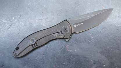 WEKNIFE Synergy 2v2 (INTEGRAL) Tiger Stripe/Black Titanium Handle 20CV