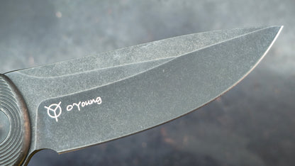 WEKNIFE Synergy 2v2 (INTEGRAL) Tiger Stripe/Black Titanium Handle 20CV