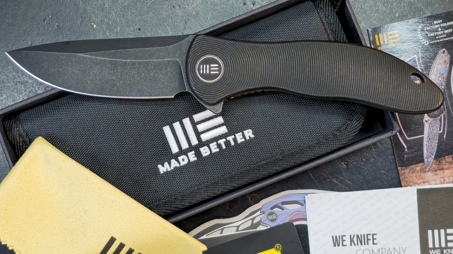 WEKNIFE Synergy 2v2 (INTEGRAL) Tiger Stripe/Black Titanium Handle 20CV