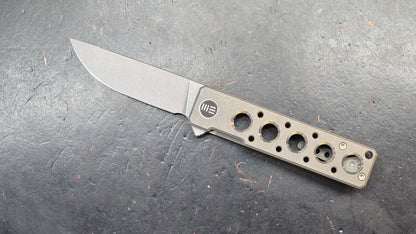 WEKNIFE Miscreant 3.0 Folding Knife Black/Gray Titanium Handle 20CV (DISCOUNT IN CART)