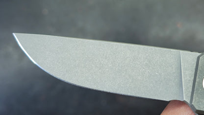WEKNIFE Miscreant 3.0 Folding Knife Black/Gray Titanium Handle 20CV (DISCOUNT IN CART)