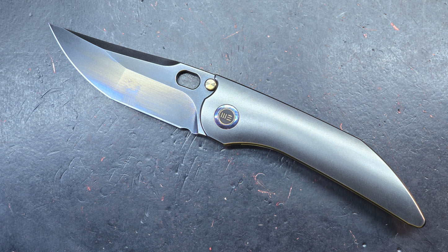 WEKNIFE Attor (INTEGRAL) Polished Gray Titanium Polished Gray CPM 20CV