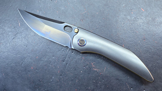 WEKNIFE Attor (INTEGRAL) Polished Gray Titanium Polished Gray CPM 20CV
