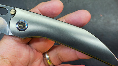 WEKNIFE Attor (INTEGRAL) Polished Gray Titanium Polished Gray CPM 20CV