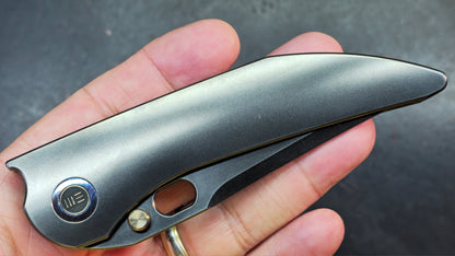 WEKNIFE Attor (INTEGRAL) Polished Gray Titanium Polished Gray CPM 20CV
