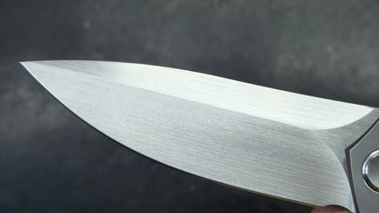 WEKNIFE Acuminal Polished Beadblast Titanium Hand Rubbed Vanax (DISCOUNT IN CART)