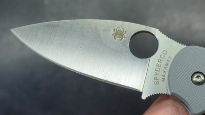 Spyderco Sage 1 Gray G-10 Maxamet