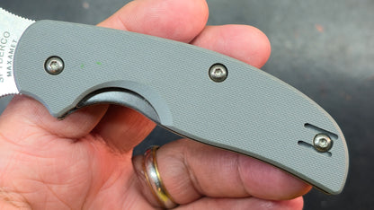 Spyderco Sage 1 Gray G-10 Maxamet