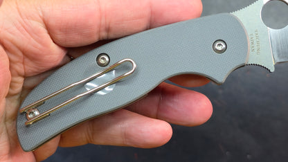 Spyderco Sage 1 Gray G-10 Maxamet