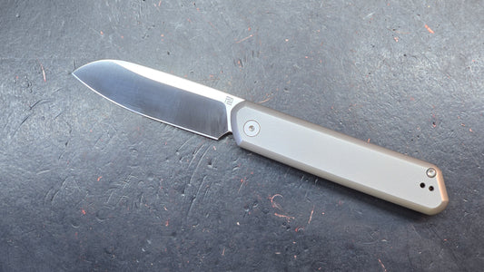 Artisan Cutlery Io Gray Titanium Handles S90V Blade