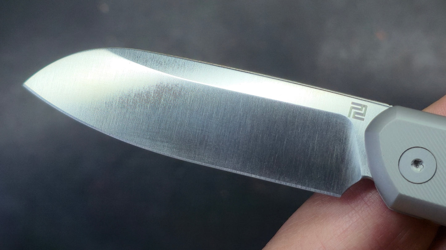 Artisan Cutlery IO Gray Titanium Handles S90V Blade